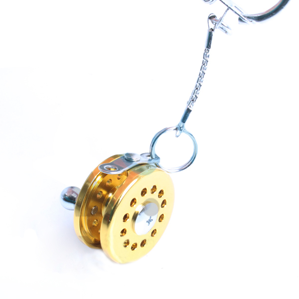 Mini Fly Reel Keychain - Fly Fishing by David Steele