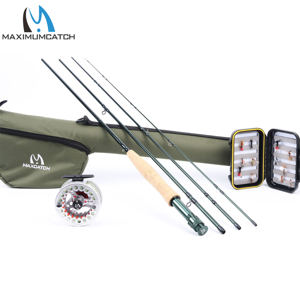 9Ft 5/8Wt Fly Fishing Rod Combo with Flies - Fly Fishing by David